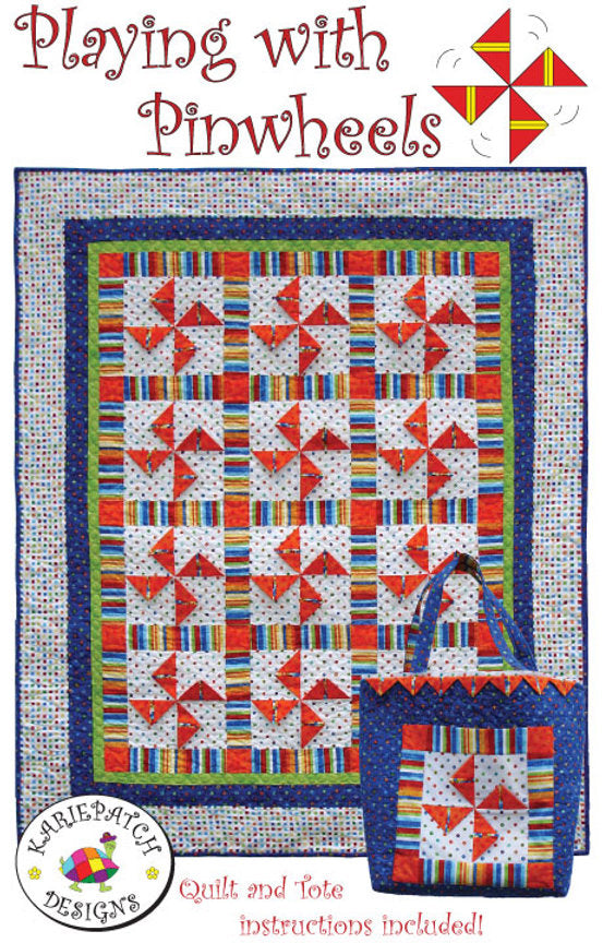 Playing with Pinwheels Downloadable Pattern by Karie Patch Designs