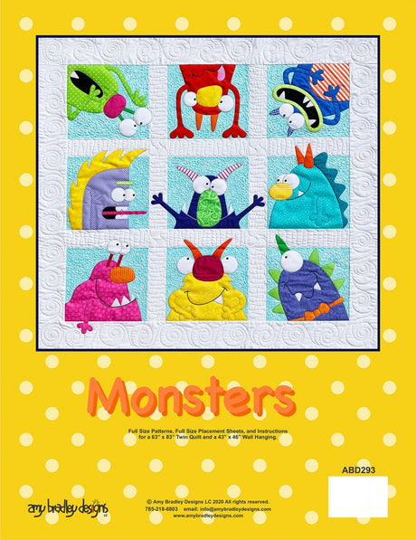 Monsters Quilt Pattern