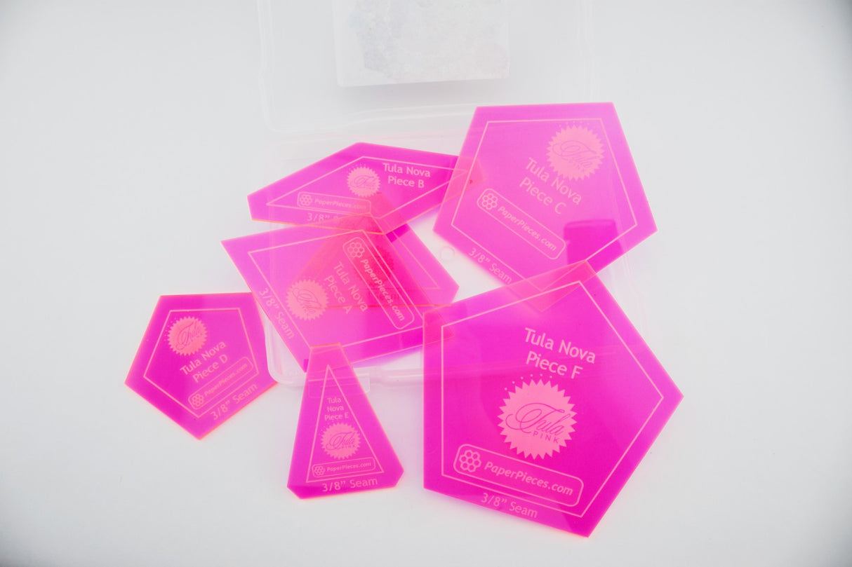 7 Piece Acrylic Fabric Cutting Template Tula Nova