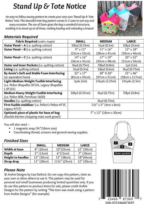 Stand Up & Tote Notice