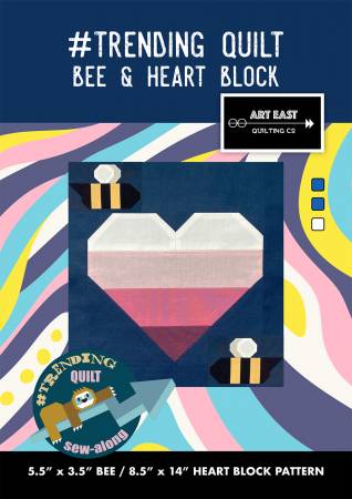 #TRENDING QUILT - Block 4 - The Bee & Heart Blocks