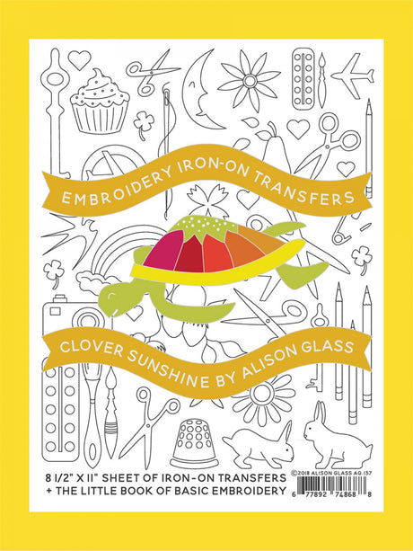 Embroidery Iron-On Transfers Clover Sunshine