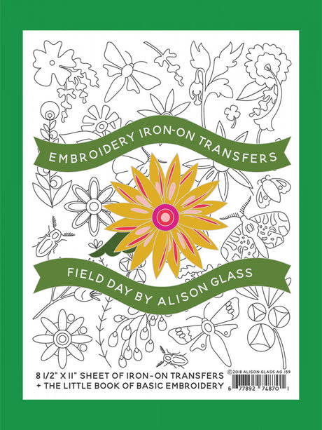 Embroidery Iron-On Transfers Field Day