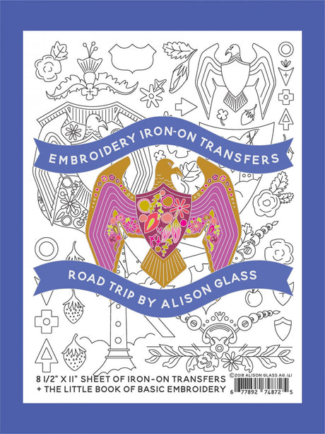 Embroidery Iron-On Transfers Road Trip