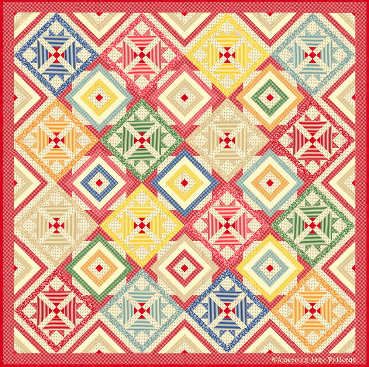Cross & Crown Downloadable Pattern by American Jane Patterns