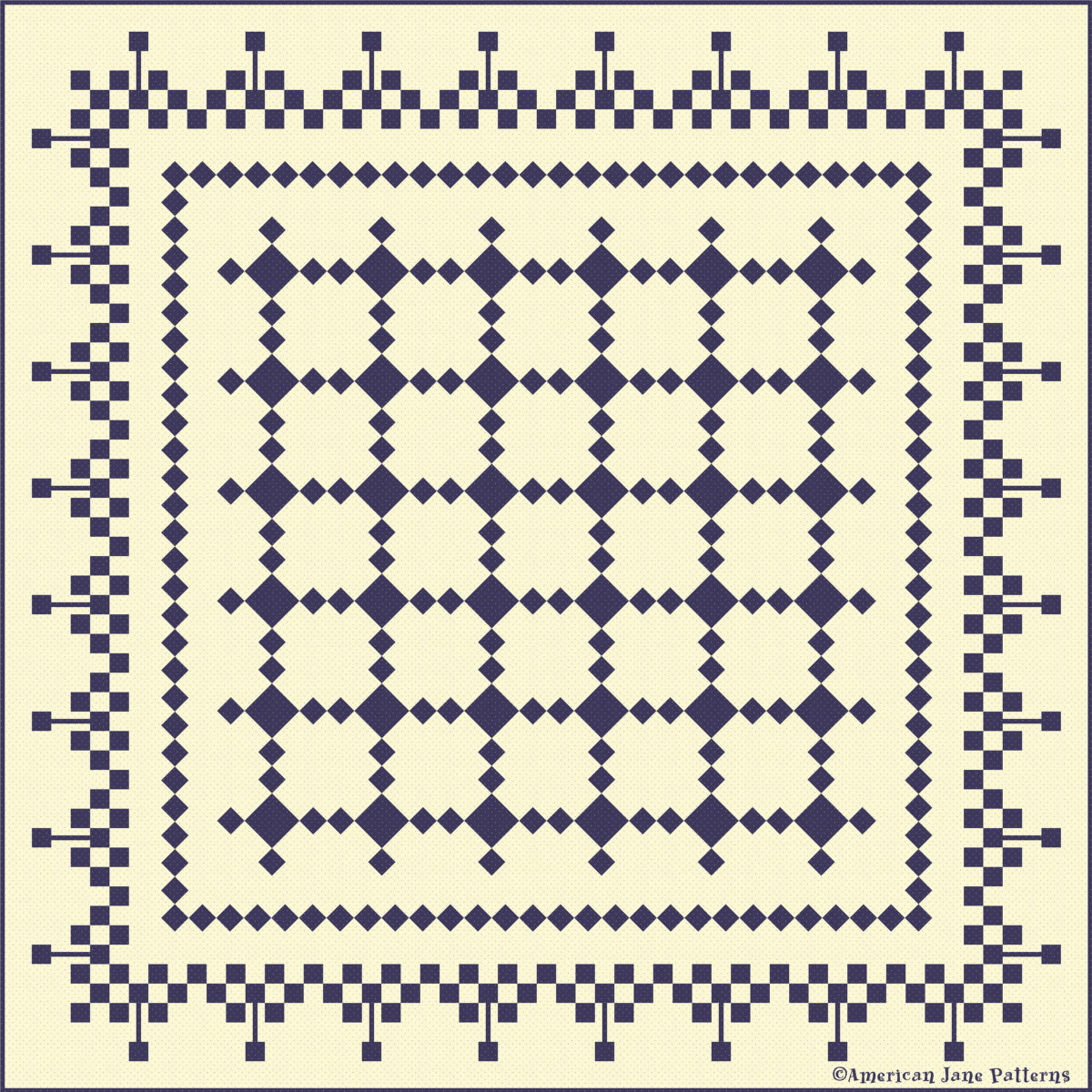 Blueberries And Cream Downloadable Pattern by American Jane Patterns