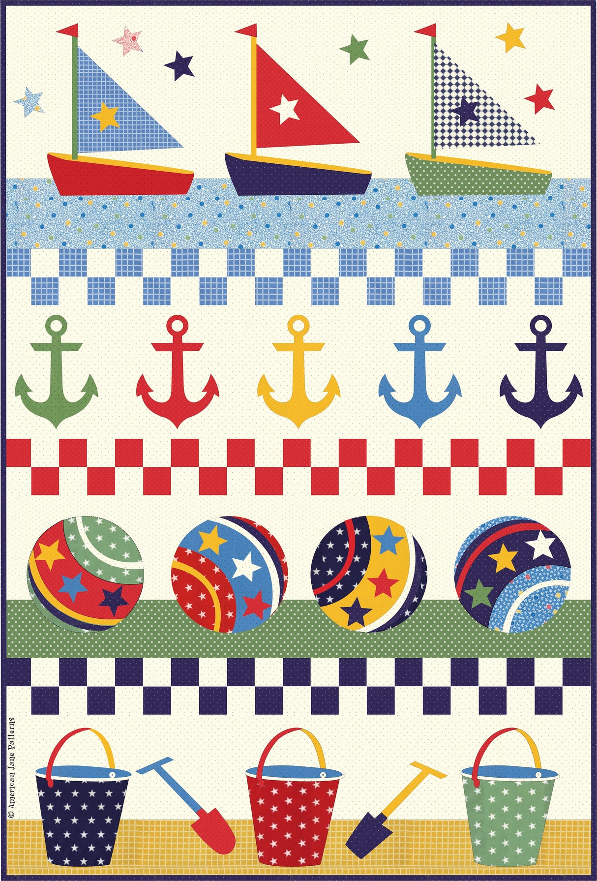 Beach Medley Downloadable Pattern by American Jane Patterns