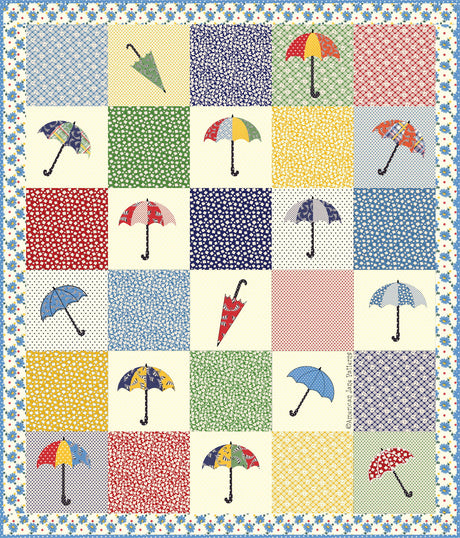 Showers To Flowers Quilt Pattern by American Jane Patterns
