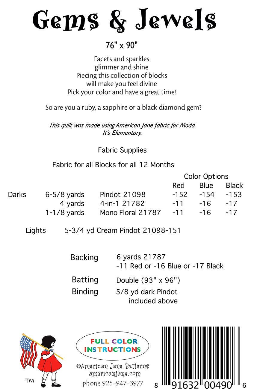 Gems & Jewels BOM 12 Months