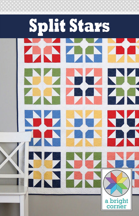 Split Stars Quilt Pattern