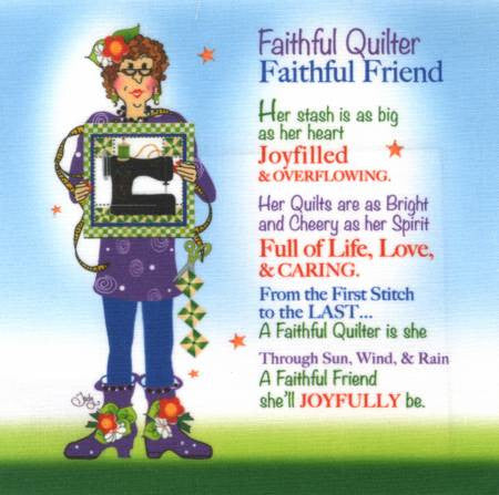 Art Panel - Faithful Quilter
