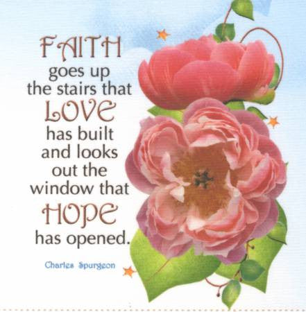 Art Panel Floral Faith