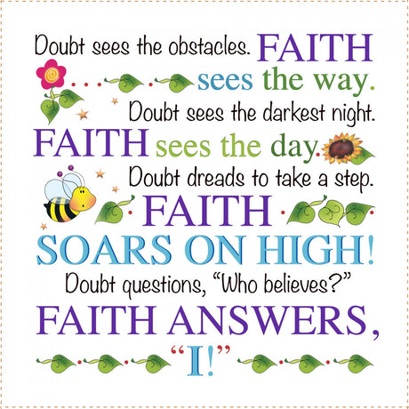Art Panel Faith Doubt