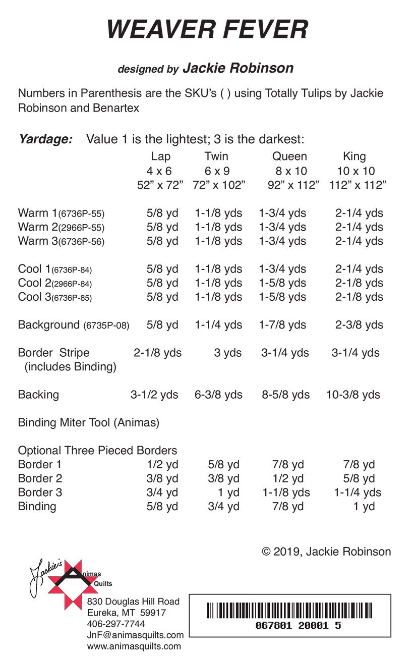 Weaver Fever Three-ver