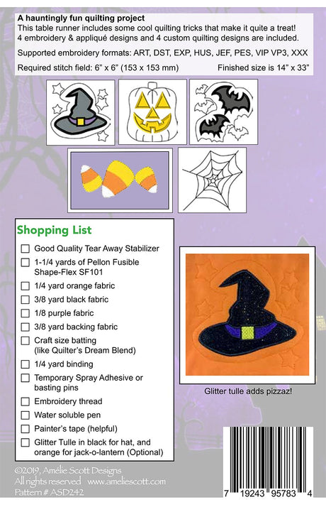 Spooky & Sweet Table Runner