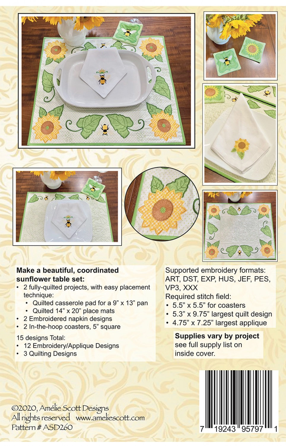 Sunflower Table Set