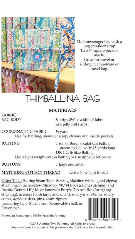 Thimballina Bag
