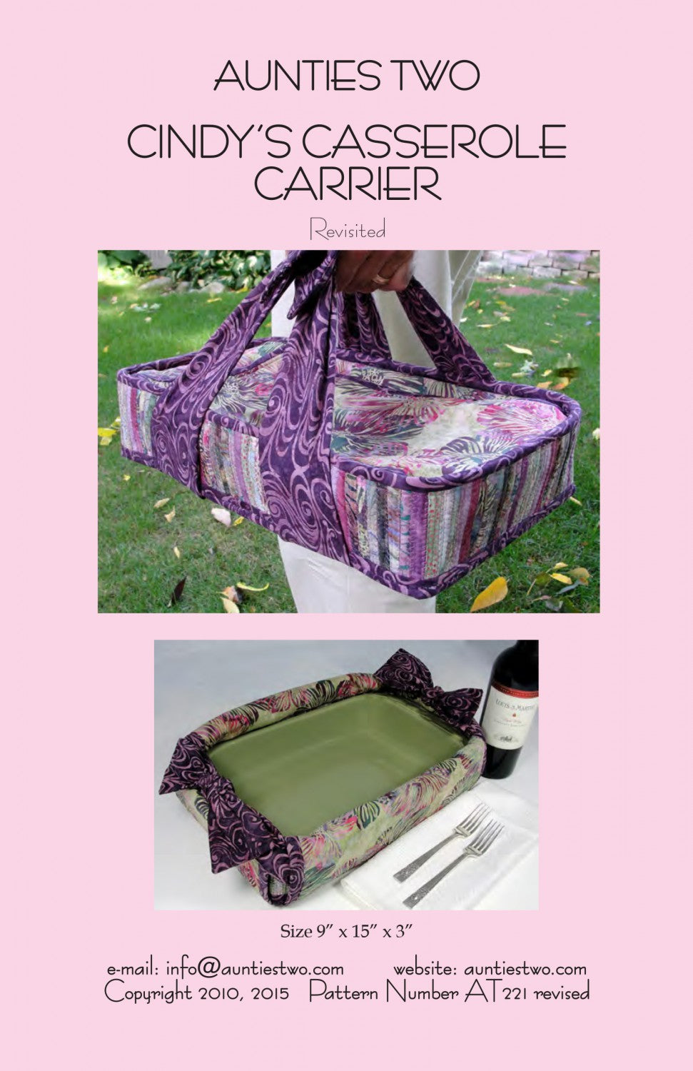Cindy's Casserole Carrier
