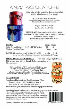 New Take On A Tuffet