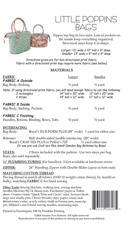 Little Poppins Bag