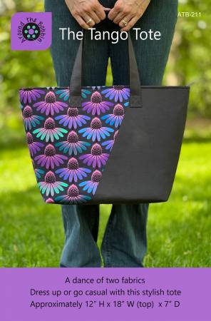 The Tango Tote Pattern by Around the Bobbin