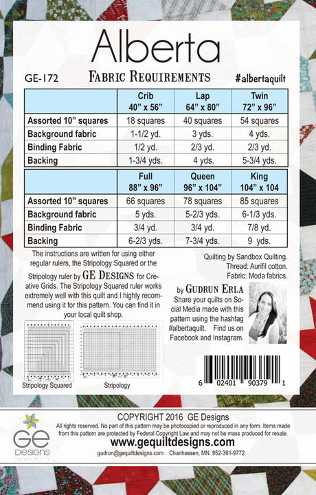Alberta Quilt Pattern