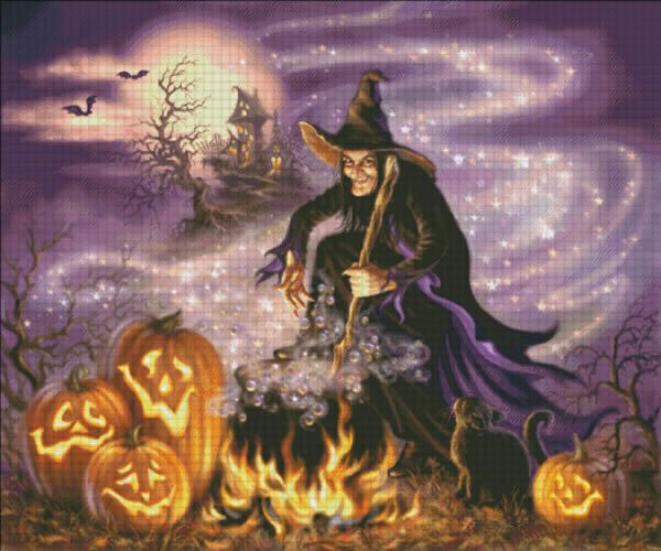 All Hallows Eve Cross Stitch By Dona Gelsinger