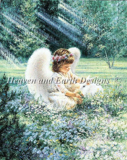 Angels Care Cross Stitch By Dona Gelsinger