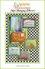 Autumn Blessings Mini Hanging Pillows Downloadable Pattern by Janine Babich