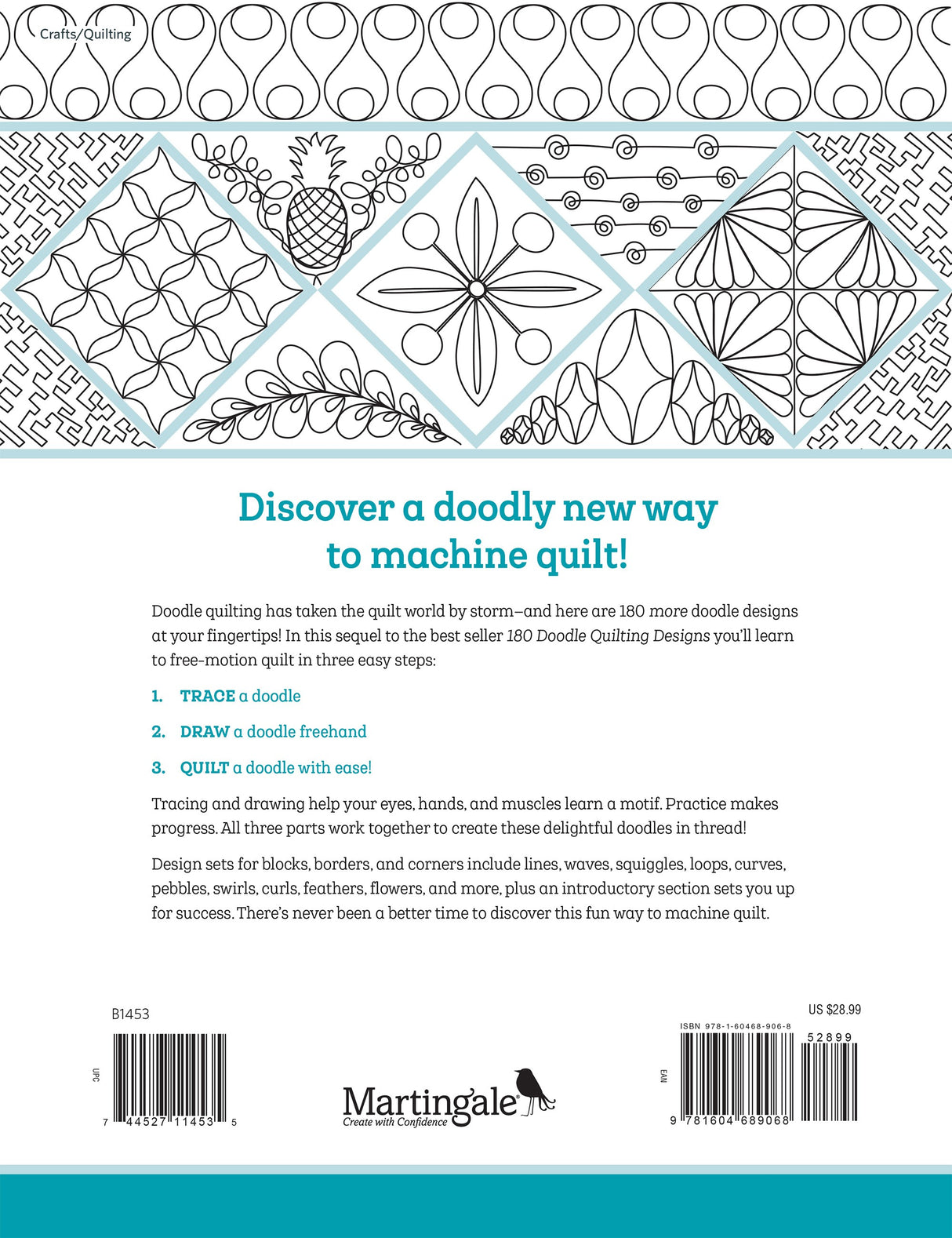 180 More Doodle Quilting Designs