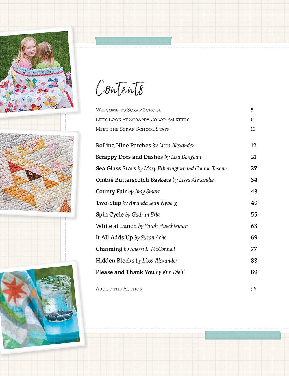 Scrap School 12 All New Designs From Amazing Quilters