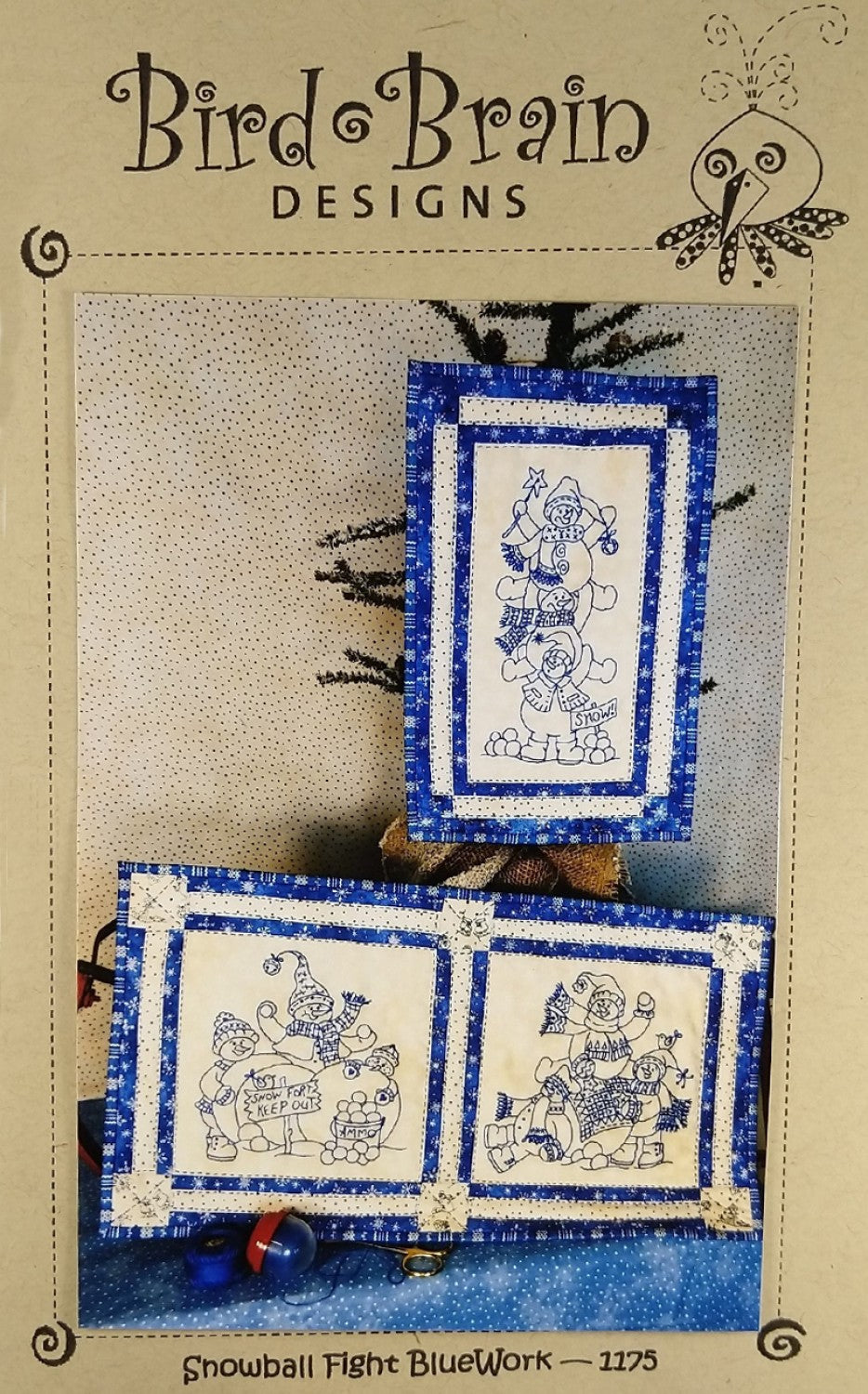 Snowball Fight Bluework