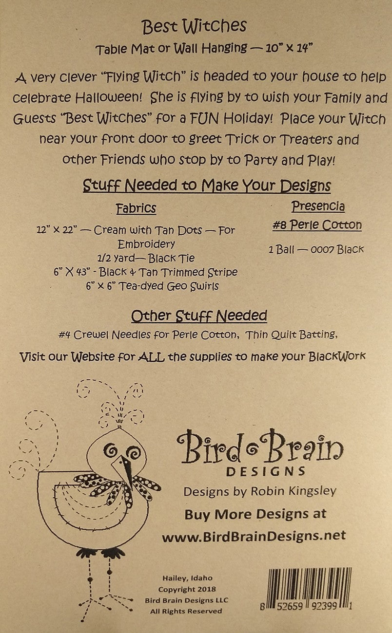 Best Witches Machine Embroidery