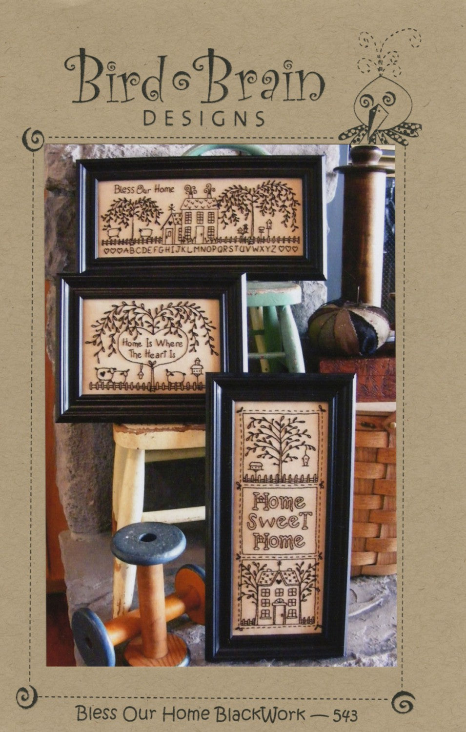 Bless Our home Blackwork