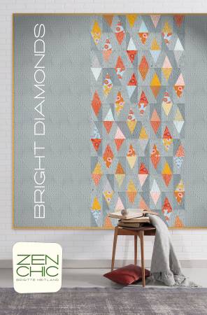 Bright Diamonds Quilt Pattern by Zen Chic