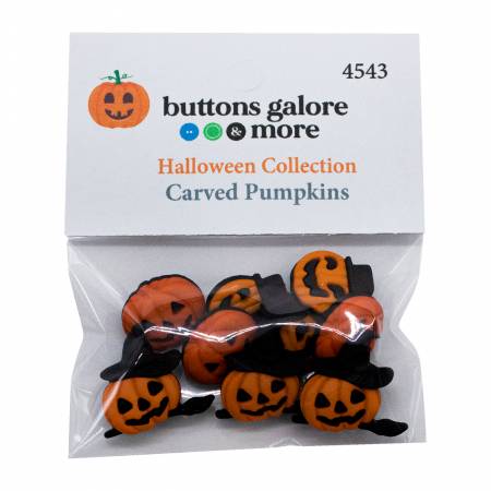 Carved Pumpkin Buttons