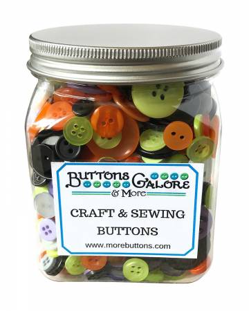 Halloween Cookie Jar by Buttons Galore