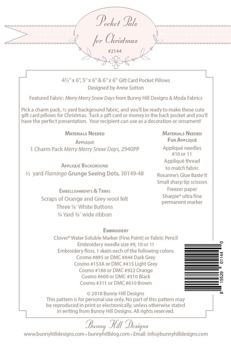 Pocket Pals for Christmas