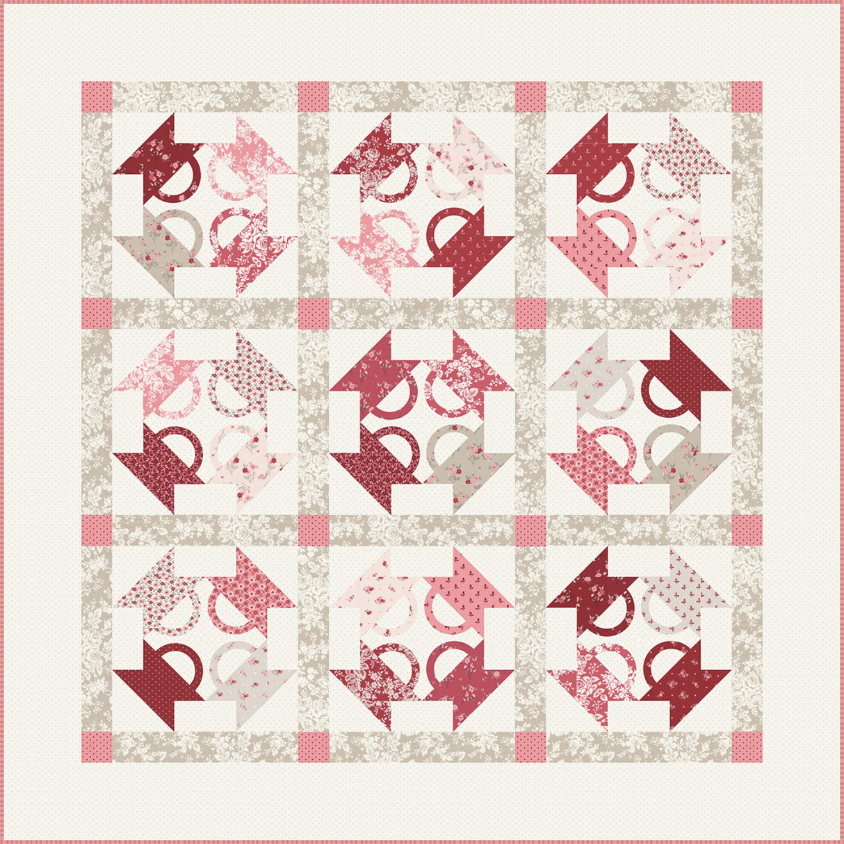 Market Morning Quilt Pattern by Bunny Hill Designs