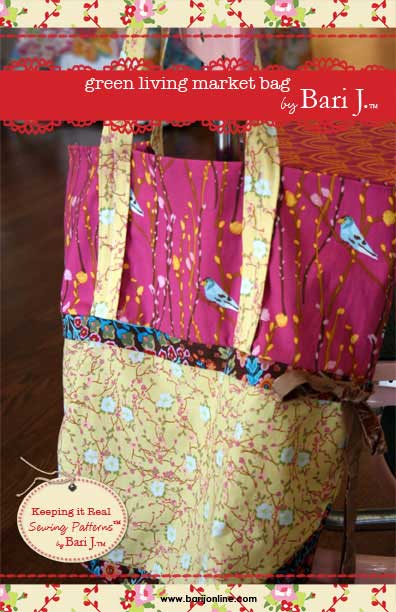 Green Living Market Bag Pattern by Bari J. Bag Patterns