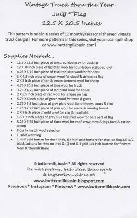 Vintage Truck Thru The Year - July