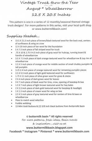 Vintage Truck Thru The Year - August