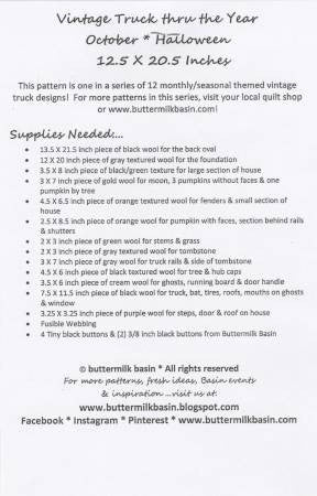 Vintage Truck Thru The Year - October