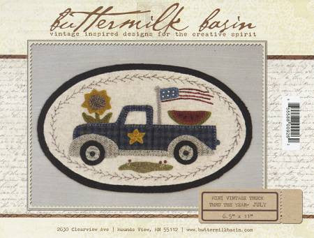 Mini Vintage Truck Thru The Year - July