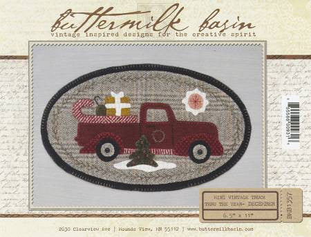Mini Vintage Truck Thru The Year - December