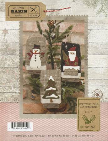 Christmas Ball Jar Ornaments
