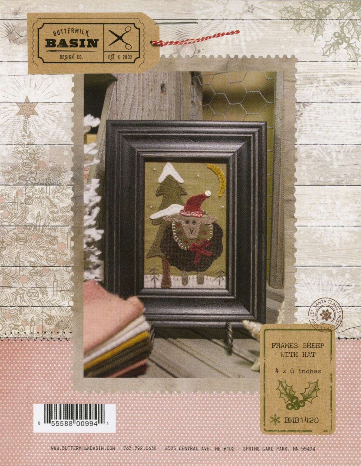 Framed Sheep With Hat