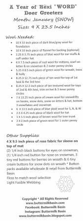 Hexi Door Greeter - January