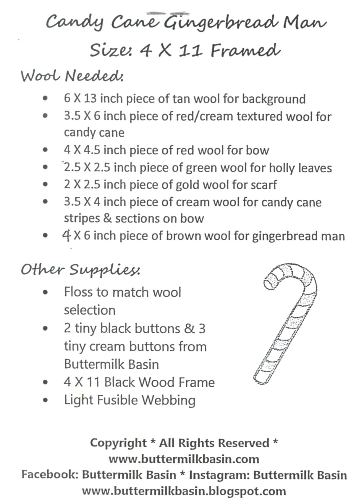 Gingerbread & Candy Cane