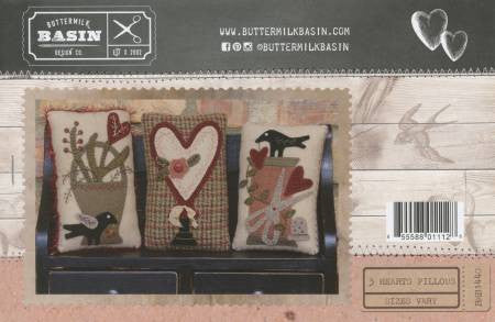 3 Hearts Pillow